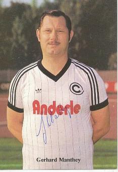 Gerhard Manthey  1983/1984  SC Charlottenburg  Fußball  Autogrammkarte original signiert 