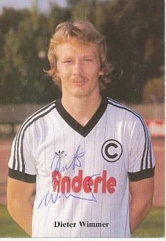 Dieter Wimmer  1983/1984  SC Charlottenburg  Fußball  Autogrammkarte original signiert 