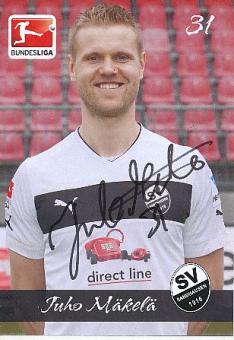 Juho Mälelä  SV Sandhausen  Fußball  Autogrammkarte original signiert 