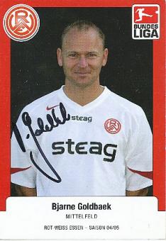 Bjarne Goldbaek  2004/2005  Rot Weiß Essen  Fußball  Autogrammkarte original signiert 