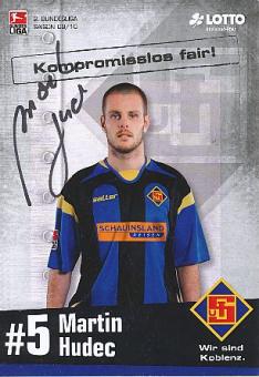Martin Hudec  2009/2010  TuS Koblenz  Fußball  Autogrammkarte original signiert 