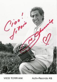 Vico Torriani † 1998  Musik  Autogrammkarte  original signiert 