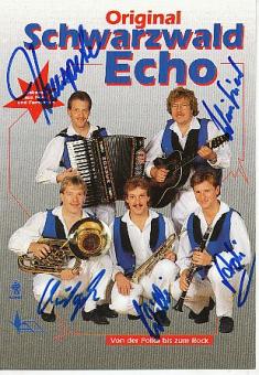 Original Schwarzwald Echo  Musik  Autogrammkarte  original signiert 