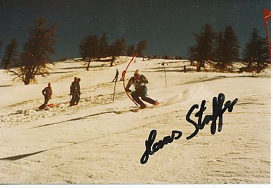 Hans Stuffer  Ski alpin  Autogramm Foto  original signiert 