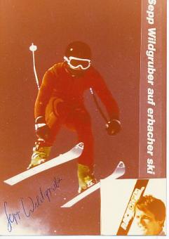 Sepp Wildgruber  Ski alpin  Autogramm Foto  original signiert 