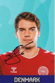 Robert Skov  Dänemark  EM 2021  Fußball Autogramm  Foto original signiert 