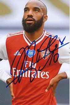 Alexandre Lacazette  FC Arsenal London  Fußball Autogramm Foto original signiert 