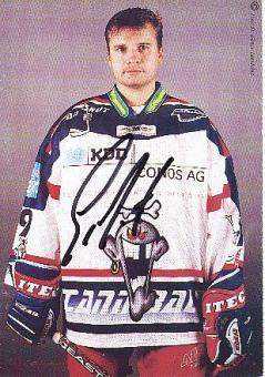 Edward Zawatsky  EV Landshut  Eishockey  Autogrammkarte original signiert 