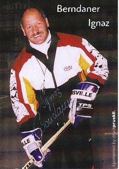 Ignaz Berndaner  DEB  Nationalteam  Eishockey  Autogrammkarte original signiert 
