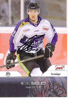 Michael Bakos  Straubing Tigers  Eishockey  Autogrammkarte original signiert 