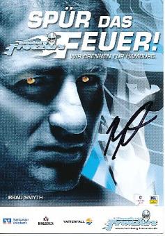 Brad Smyth  Hamburg Freezers  Eishockey  Autogrammkarte original signiert 