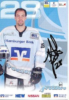 Alan Letang  Hamburg Freezers  Eishockey  Autogrammkarte original signiert 