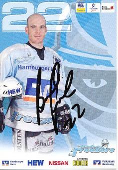Brad Purdie  Hamburg Freezers  Eishockey  Autogrammkarte original signiert 