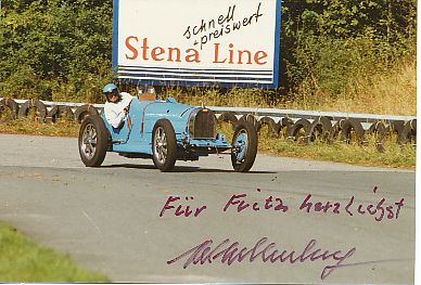 Helmut Schellenberg † 2002   Formel 1   Auto Motorsport Foto original signiert 