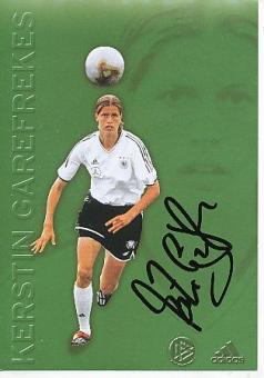 Kerstin Garefrekes  DFB Frauen  Fußball Autogrammkarte original signiert 