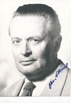 Willi Daume † 1996  NOK Präsident  Autogramm Foto  original signiert 