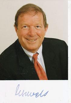Jürgen Rexrodt † 2004  Politik  Autogramm Foto original signiert 