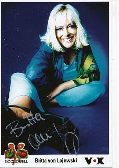 Britta von Lojewski  VOX   TV  Autogramm Foto  original signiert 