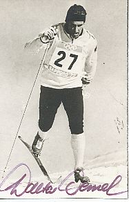 Walter Demel   Ski Langlauf  Autogramm Foto  original signiert 