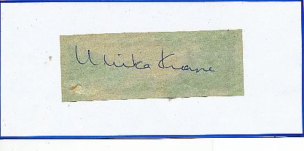Ulrike Knape  Turmspringen  Autogramm Blatt  original signiert 