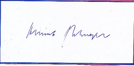 Helmut Recknagel  Skispringen  Autogramm Blatt  original signiert 