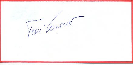 Toni Innauer  Skispringen  Autogramm Blatt  original signiert 