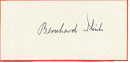 Bernhard Thiele  DHB  Handball  Autogramm Blatt  original signiert 