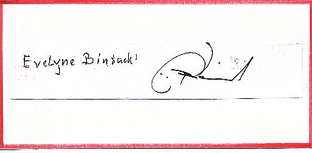 Evelyne Binsack  Bergsteigerin Literatur  Autogramm Blatt  original signiert 