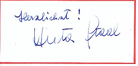 Herta Staal  Film &  TV  Autogramm Blatt  original signiert 