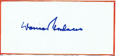 Werner Bochmann † 1993  Musik Komponist  Autogramm Blatt  original signiert 