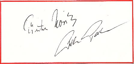 Günter Noris  †  2007  Musik   Autogramm Blatt  original signiert 