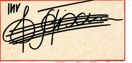 Gotthilf Fischer † 2020  Musik   Autogramm Blatt  original signiert 