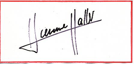 Hanne Haller † 2005  Musik   Autogramm Blatt  original signiert 