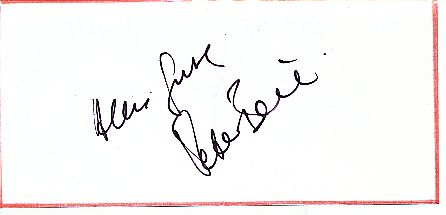 Peter Beil † 2007  Musik   Autogramm Blatt  original signiert 