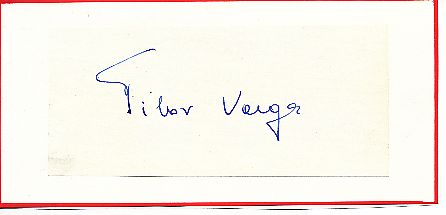 Tibor Varga † 2003   Geige  Musik   Autogramm Blatt  original signiert 