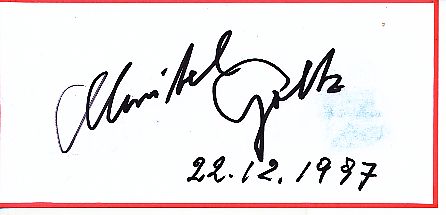 Christel Goltz † 2008  Oper  Musik   Autogramm Blatt  original signiert 