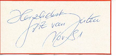 Grit van Jüten  Oper  Musik   Autogramm Blatt  original signiert 