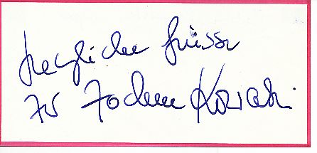 Jochen Kowalski  Oper  Musik   Autogramm Blatt  original signiert 