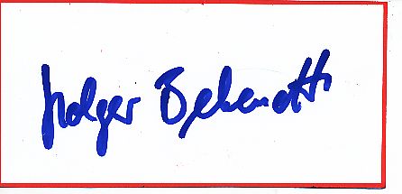 Holger Behrendt  DDR  Turnen  Autogramm Blatt  original signiert 
