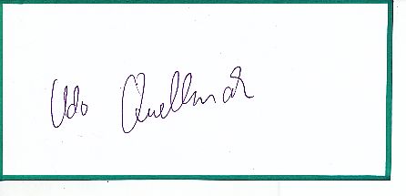 Udo Quellmalz  Judo    Autogramm Blatt  original signiert 