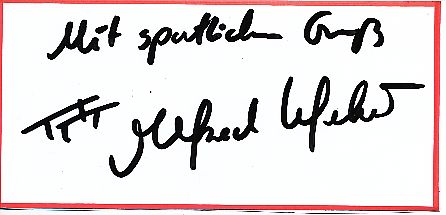 Alfred Lefebre  Turnen Autogramm Blatt  original signiert 