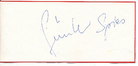 Günter Spies  Turnen Olympia 1972  Autogramm Blatt  original signiert 