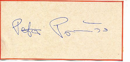 Peter Prause   Olympia 1972  Boxen  Autogramm Blatt  original signiert 