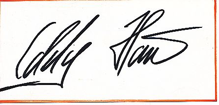 Eddy Hau  Motorrad  Motorsport  Autogramm Blatt  original signiert 