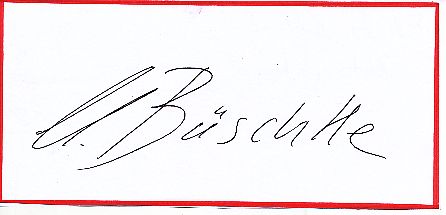 Ulrich Büschke  Motorrad  Motorsport  Autogramm Blatt  original signiert 