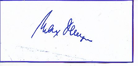Max Danz  Leichtathletik  Olympia 1932  Autogramm Blatt  original signiert 