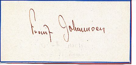 Franz Johannsen  Rudern  Olympia 1956  Autogramm Blatt  original signiert 