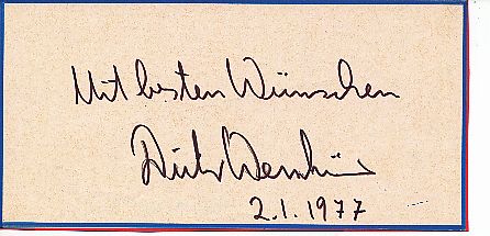 Dieter Wemhöner  Boxen  Olympia 1952  Autogramm Blatt  original signiert 