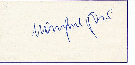 Manfred Germar  Leichtathletik  Autogramm Blatt  original signiert 