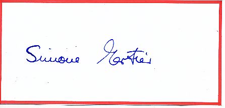 Simone Mortier  Leichtathletik  Autogramm Blatt  original signiert 